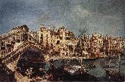 MARIESCHI, Michele The Rialto Bridge from the Riva del Vin sg china oil painting artist